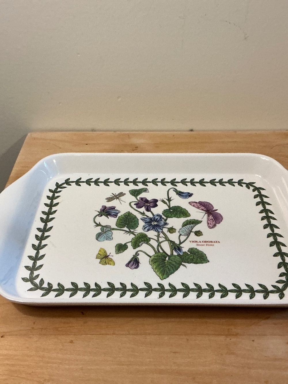 PortmeirIon Viola Odorata Sweet Violet Melamine Serving Tray